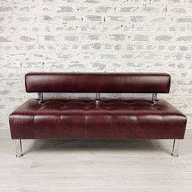 Выполненный проект Диван Бизнес, тёмно-красный - фото