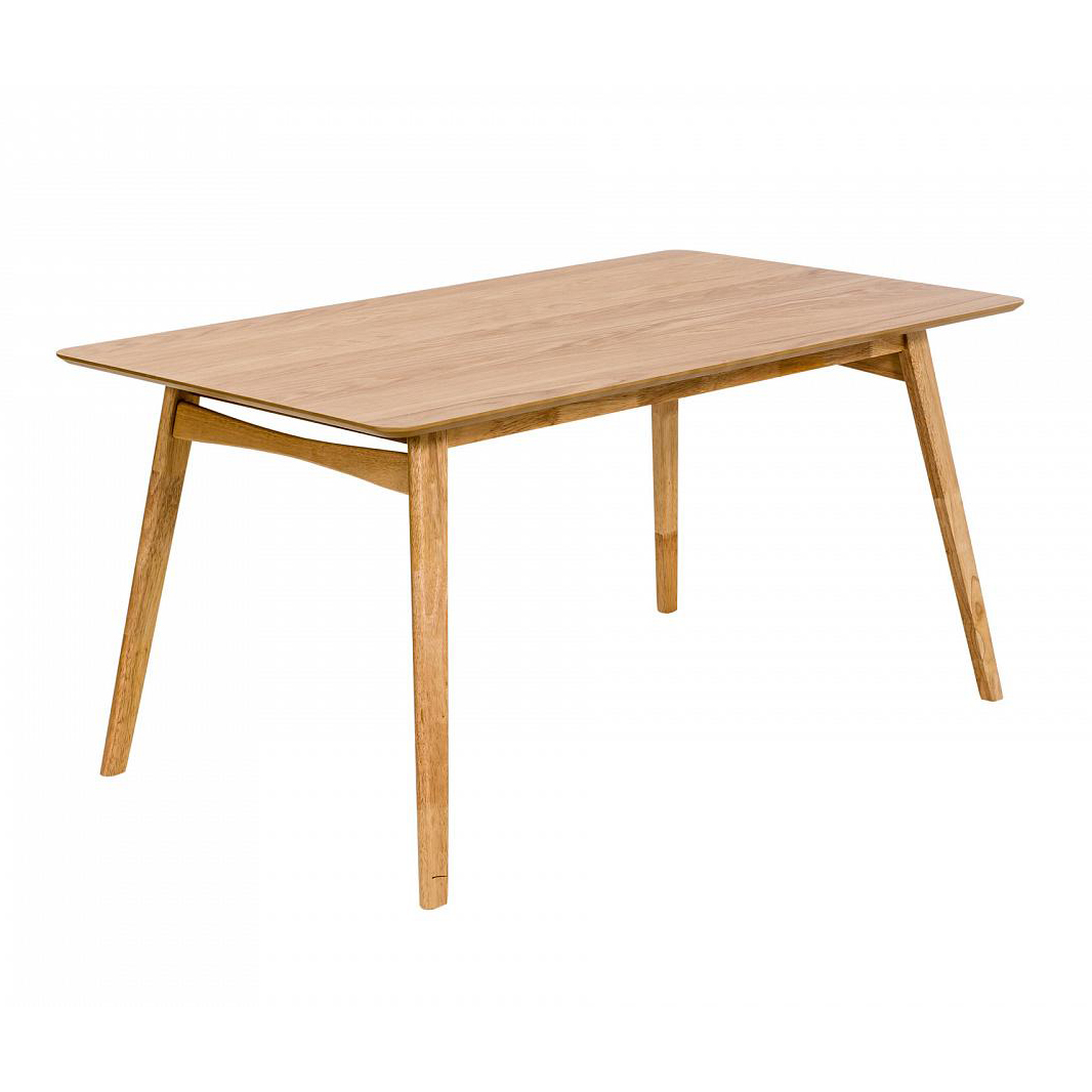 Обеденный стол с деревянными ножками 150х90 см дуб Violet