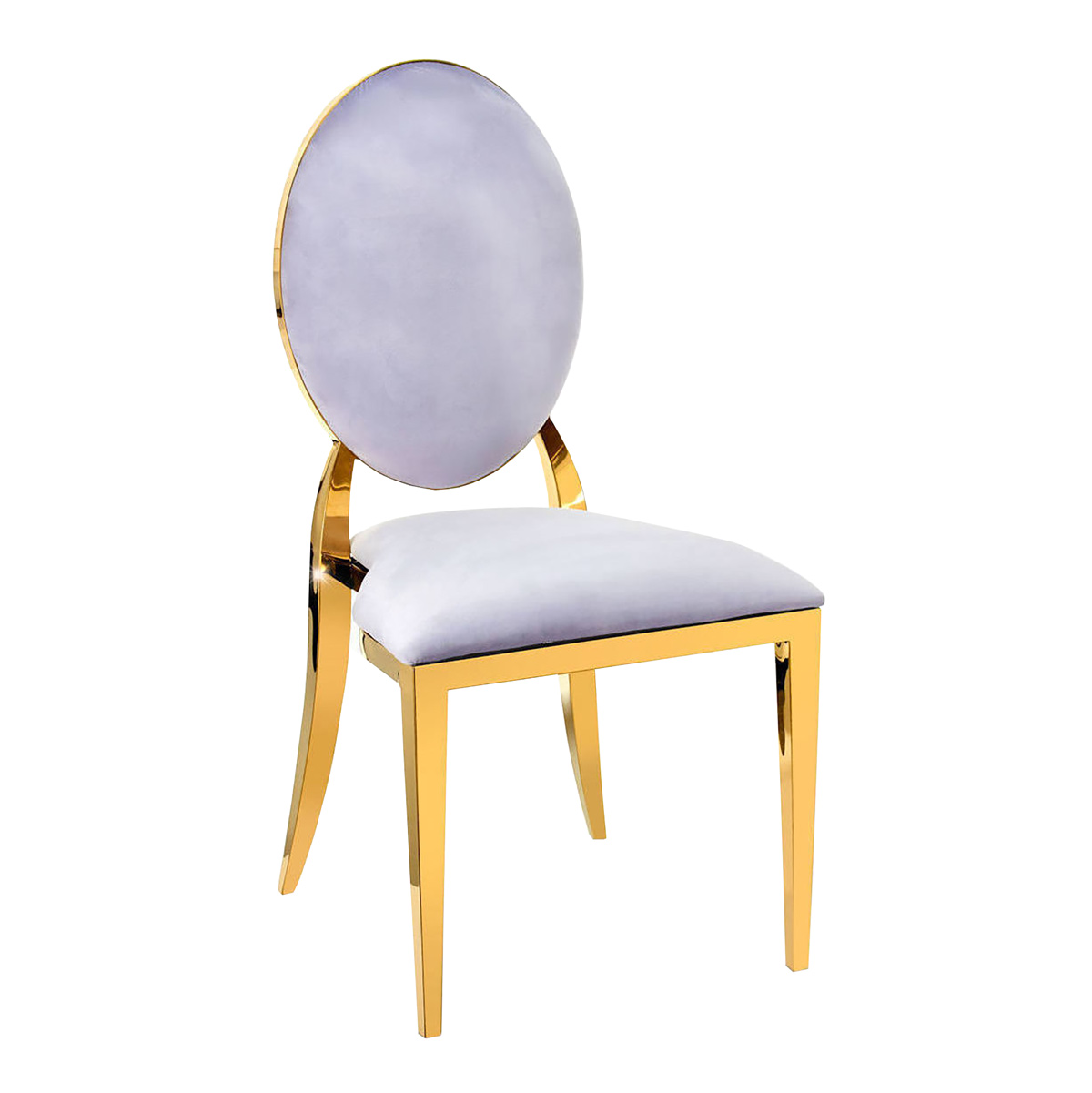 стул белый с золотом