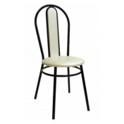 Фотография товара Стул Lorence, каркас черный, молочный от компании ChiedoCover.