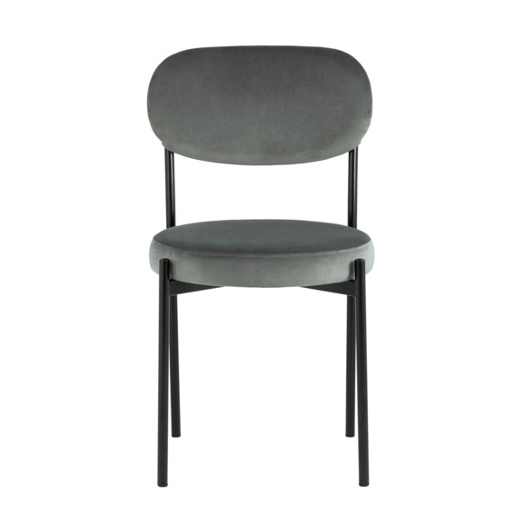 Стул Бриф NEW велюр, темно-серый Стул Бриф NEW велюр, темно-серый - фото 2