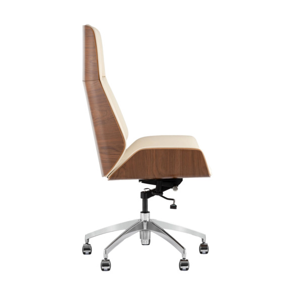 Кресло руководителя TopChairs Crown SN бежевый - фото 2