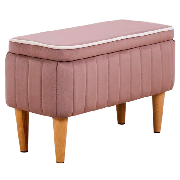 Банкетка Nootropic, с ящиком, светло-коричневый - фото 1