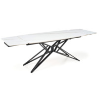 Фотография товара Стол обеденный Being, белый мрамор, черный от компании ChiedoCover.