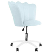 Фотография товара Стул поворотный Аеон, голубой, белый от компании ChiedoCover.