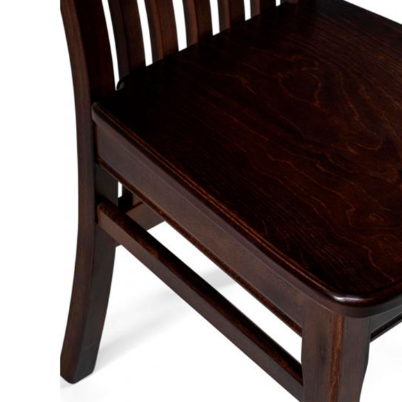 Деревянный стул Арлет венге коричневый жесткий Деревянный стул Арлет венге коричневый жесткий - фото 6