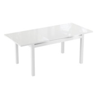 Фотография товара Стол Гласс-2, экстрабелый, белый глянец от компании ChiedoCover.