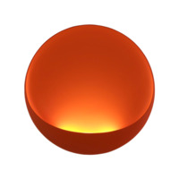 Настоящее фото товара Светильник настенный светодиодный Рокс Малони, оранжевый, произведённого компанией ChiedoCover