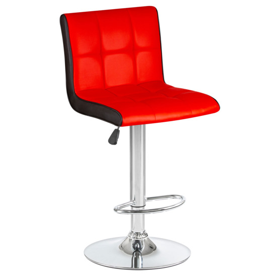 Барный стул Candy регулируемый, красный - фото 1