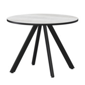 Фотография товара Стол нераздвижной Лаки мини 900мм, фрост, черный муар от компании ChiedoCover.