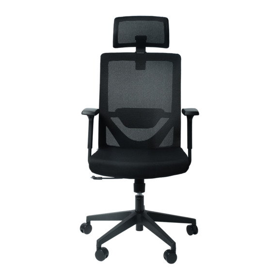 Офисное поворотное кресло Sparx frs-3 also black, ткань / сетка, черный - фото 7