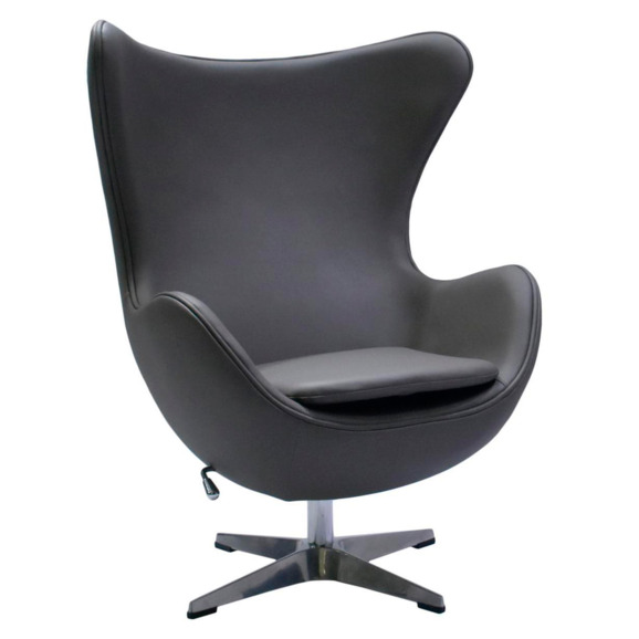Кресло EGG CHAIR, серый - фото 1
