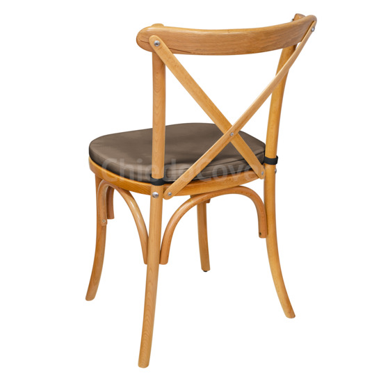 Подушка 01 для стула Кроссбэк, 3см, коричневая - фото 2
