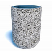 Фотография товара Урна бетонная парковая Дублин, мрамор шахматка от компании ChiedoCover.