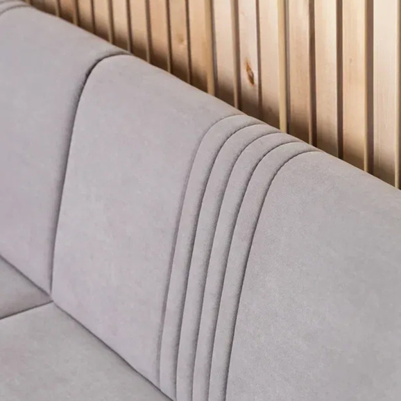 Диван Аномик, велюр, серо-коричневый Диван Аномик, велюр, серо-коричневый - фото 5