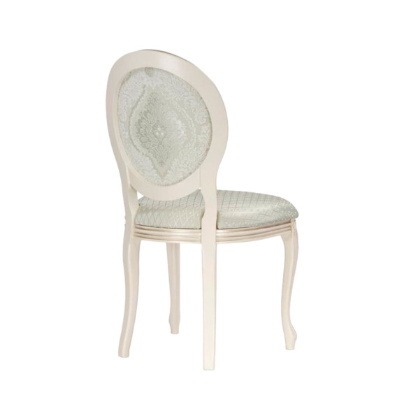 Деревянный стул Инои ткань soprano pearl / ромб / бежевое золото Деревянный стул Инои ткань soprano pearl / ромб / бежевое золото - фото 4