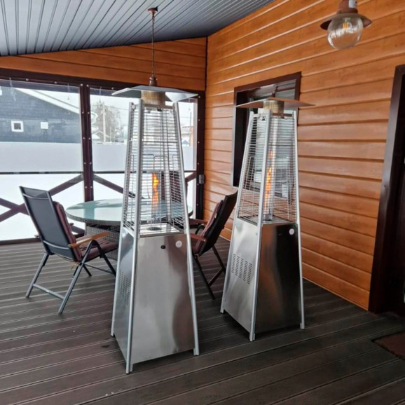 Уличный газовый обогреватель WWT 13I Stainless steel mini 1.8m Уличный газовый обогреватель WWT 13I Stainless steel mini 1.8m - фото 6