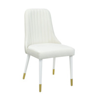 Настоящее фото товара стул Kongsberg, белый, ножки в золоте, произведённого компанией ChiedoCover