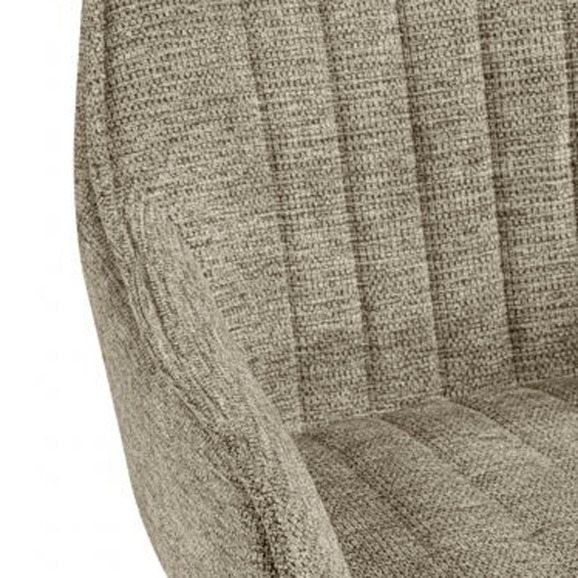 Стул на металлокаркасе Denever beige / black - фото 6