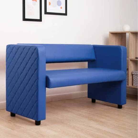 Диван Тепал, экокожа, синий - фото 5