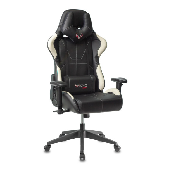 Кресло игровое VIKING 5 AERO BLACK EDITION искусственная кожа - фото 7