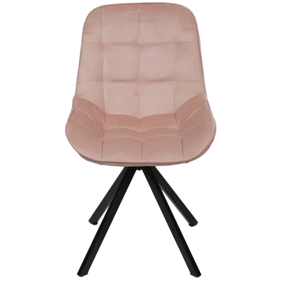 Стул Мускус, пирамида, велюр, розовый, черный - фото 2