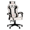 Кресло спортивное TopChairs Shadow бело-черный