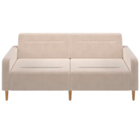 Фотография товара Диван Папилла, велюр, 202 см, бежевый от компании ChiedoCover.