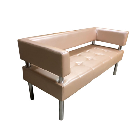 Диван Сантур трехместный, светло-розовый - фото 2