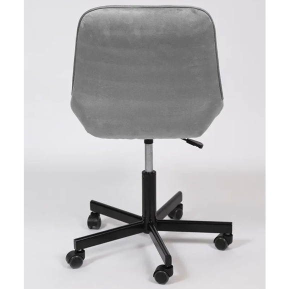 Стул Мускус, пятилучие, велюр, серый, черный - фото 5