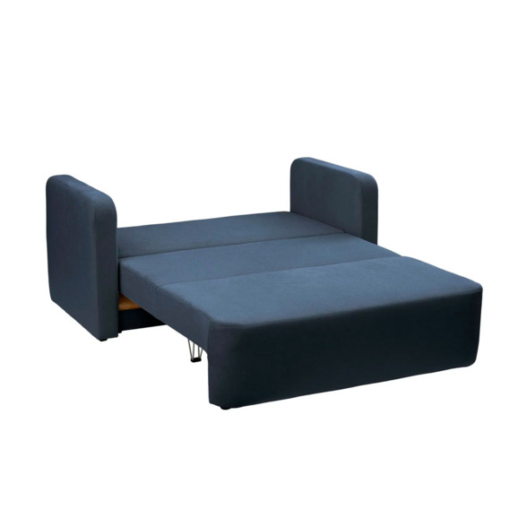 Диван Марлон 131x95x80 см, синий велюр - фото 3