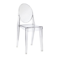 Настоящее фото товара Пластиковый стул Victoria Ghost прозрачный, произведённого компанией ChiedoCover