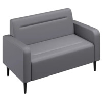 Фотография Диван Папилла, экокожа, 132 см, серый от производителя ChiedoCover, картинка продукции, реальное фото товара Настоящее фото товара Диван Папилла, экокожа, 132 см, серый, произведённого компанией ChiedoCover