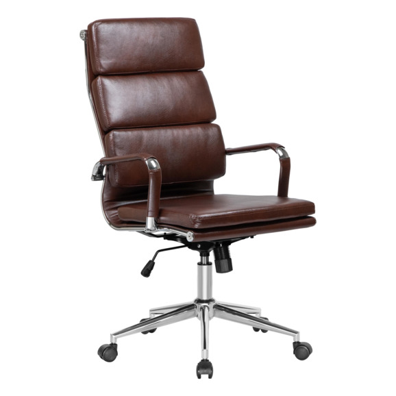 Офисное кресло для руководителей Арнольд, коричневый - фото 2