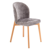 Фотография Стул кухонный Vortex, серый, дуб натуральный от производителя ChiedoCover, картинка продукции, реальное фото товара Настоящее фото товара Стул кухонный Vortex, серый, дуб натуральный, произведённого компанией ChiedoCover