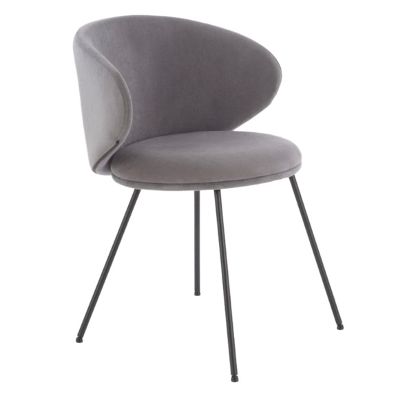 Стул кухонный Mist, серый, черный Стул кухонный Mist, серый, черный - фото 1