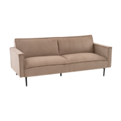 Фотография товара Диван прямой Кассель, велюр, бежевый от компании ChiedoCover.