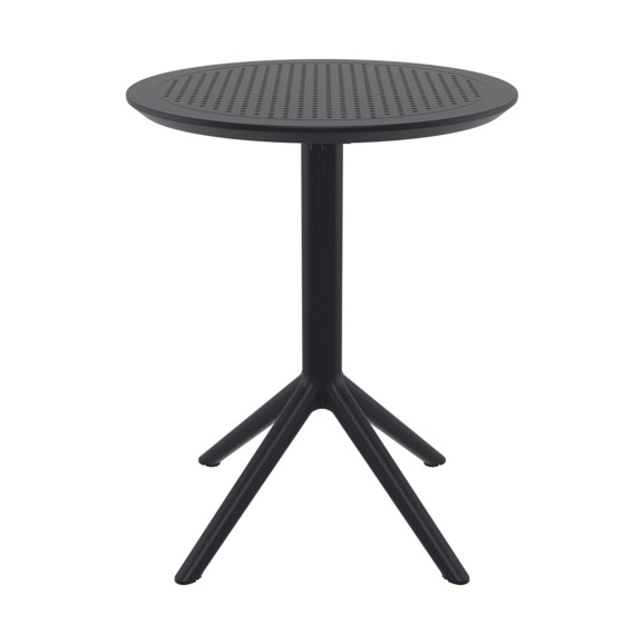Стол складной Sky Folding Table, круглый d600 мм, черный - фото 1