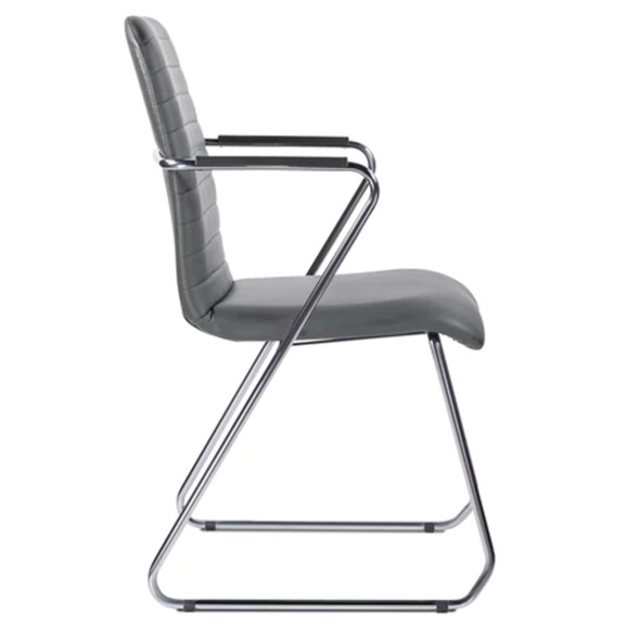 Кресло для приемных и переговорных Cantata, темно-серый - фото 3