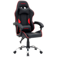 Настоящее фото товара Кресло компьютерное Ether, черный, красный, произведённого компанией ChiedoCover