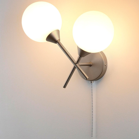 Бра Торси Молекула, серебро - фото 5