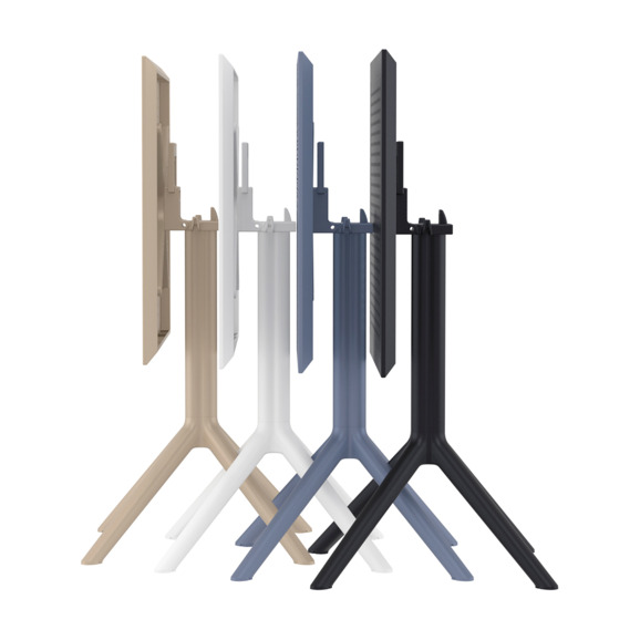 Стол складной Sky Folding Table, 600*600, черный - фото 6