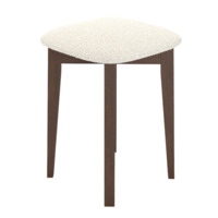 Фотография Табурет Серена-1, темный ясень, букле вайт Фотография товара Табурет Серена-1, темный ясень, букле вайт от компании ChiedoCover.