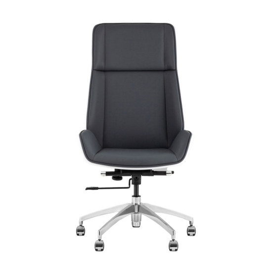 Кресло руководителя TopChairs Crown SN черный, белый - фото 5