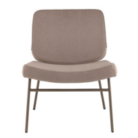 Фотография товара Кресло Abby, велюр бежевый, каркас бежево-серый от компании ChiedoCover.