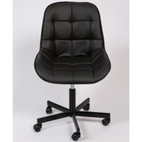 Фотография товара Стул Мускус, пятилучие, кожа, черный от компании ChiedoCover.