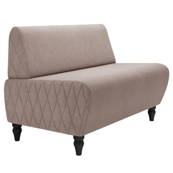 Диван Лотик, велюр, светло-коричневый - фото 1