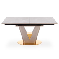 Фотография товара Стол раскладной Kairos, светло-пепельный, золото от компании ChiedoCover.