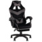 Настоящее фото товара Кресло спортивное TopChairs MG-7019 велюр черно-серый, произведённого компанией ChiedoCover