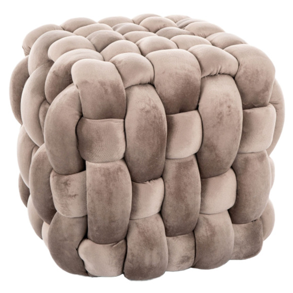Пуф Portico, темно-бежевый Пуф Portico, темно-бежевый - фото 1